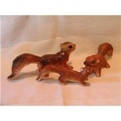 Squirrels Set of 3 Made in Japan for Brinns of #1108254