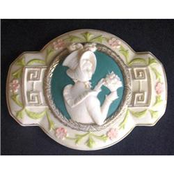 Schafer & Vater Cameo Jasperware Powder Jar #1117735