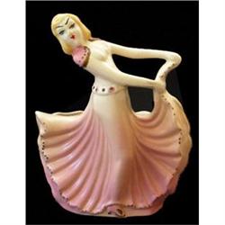 Hull Art Deco DANCING LADY Vase - 955 #1117835