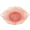 Image 1 : Lancaster Dart Pink Depression Glass Tray #1117837
