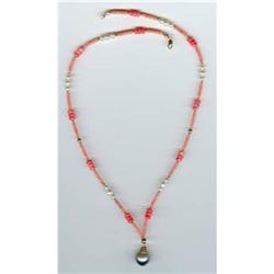 ITALIAN CORAL,TAHITIAN PEARL, FW PEARL& GOLD #1137559