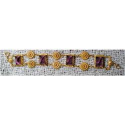Egyptian Style Czech Bracelet #1137563