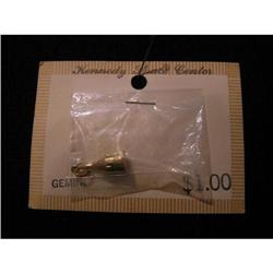 Gold Tone Gemini Space Mission Charm #1137760