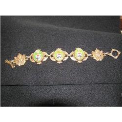 Gold Bracelet with Coat of Arms  #1137764