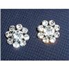 Image 1 : Pair of Rhinestone Buttons #1137795