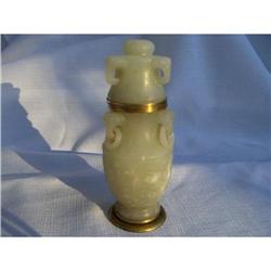 Hand Carved Faux Jade Table Strike Lighter #1137801