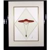 Image 1 : Erte Framed Serigraph print, Red hat #1140717