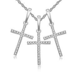 0.03 CTW Diamond Pendant 14K Rose Gold - REF-10X2R