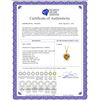 Image 2 : Genuine 3.24 ctw Citrine & Diamond Necklace 14KT White Gold - REF-59N3R