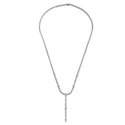 6.42 CTW Diamond Necklace 18K White Gold - REF-533R2K