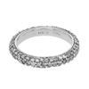 Image 1 : 2.04 CTW Diamond Band Ring 18K White Gold - REF-170H3M