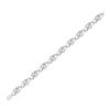 Image 1 : Womens Round Diamond Infinity Heart Bracelet 1/6 Cttw 10kt White Gold - REF-43R5X