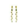 Image 1 : Genuine 9.02 ctw Peridot Earrings 14KT Yellow Gold - REF-101Y2F