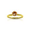 Image 1 : Genuine 0.65 ctw Citrine Ring 14KT Yellow Gold - REF-26V9W