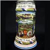 Image 4 : German porcelain regimental stein with roste
