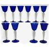 Image 1 : Set of ten 7 1/4 inch hand blown Murano stemglasses;  c