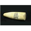 Image 1 : Scrimshaw, two clipper ships and lighthouse