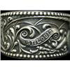 Image 3 : Sterling silver napkin ring with repousse dr