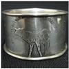 Image 3 : Sterling silver napkin ring with nursery rhy