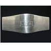 Image 1 : Sterling silver napkin ring with chased stri