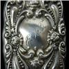 Image 1 : Sterling silver matchsafe with repousse flor