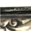 Image 3 : Sterling silver matchsafe; repousse design w