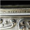 Image 2 : Sterling silver matchsafe with repousse scro