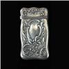 Image 1 : Art Nouveau sterling silver matchsafe with f