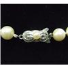 Image 3 : Cultured pearl necklace comprised of 40 pear