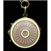 Image 1 : C. 1910 sterling silver and enameled locket 