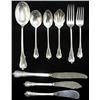 Image 2 : Wallace sterling silver flatware set "Grand 