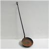 Image 1 : Large iron frying pan; hand forged; riveted 
