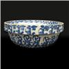 Image 1 : Spongeware mixing bowl with large mottle dec
