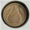 Image 2 : Wooden butter print; fern leaf; 19th C.; 4 3