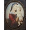 Image 2 : Miniature painting on ivory of Madonna and C