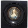 Image 2 : Miniature portrait painting on ivory of a wo