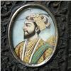 Image 2 : Set of three miniature paintings on ivory; t