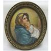 Image 1 : Miniature portrait painting of a mother and 
