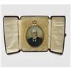 Image 1 : Miniature portrait painting of an old man on