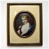 Image 1 : Miniature portrait painting of a child on iv