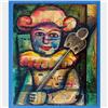 Image 2 : Luiz A. Solari varnished watercolor on board