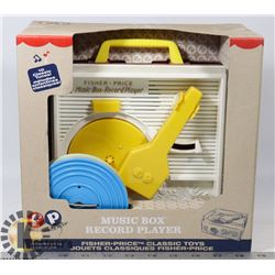 FISHER PRICE RECORD PLAYER IN BOX COMPLETE