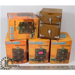 VINTAGE 4 1950-60'S ICE BOX COIN