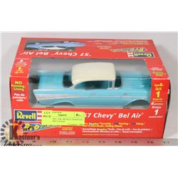 57 CHEV BEL AIR- REVELL SNAPTITE MODEL- PRO FINISH