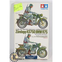 TAMIYA ZUNDAPP KS750 BMW R75 GERMAN MOTORCYCLE