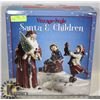 Image 1 : CHRISTMAS COLLECTIBLE SANTA & CHILDREN
