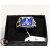 Image 1 : MENS MASONIC RING SIZE 10