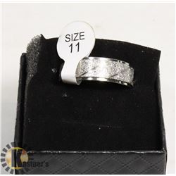 STERLING SILVER MENS RING SIZE 11