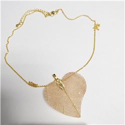 NATURAL LEAF 18"  NECKLACE