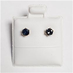 14K GOLD FILLED SAPPHIRE(0.92CT)  EARRINGS